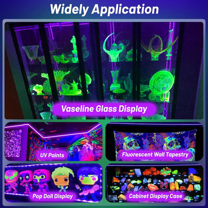 LumoGlow UV LED Strip – Thoughtful Gift for Creatives, Studio and Display Cabinet Lighting