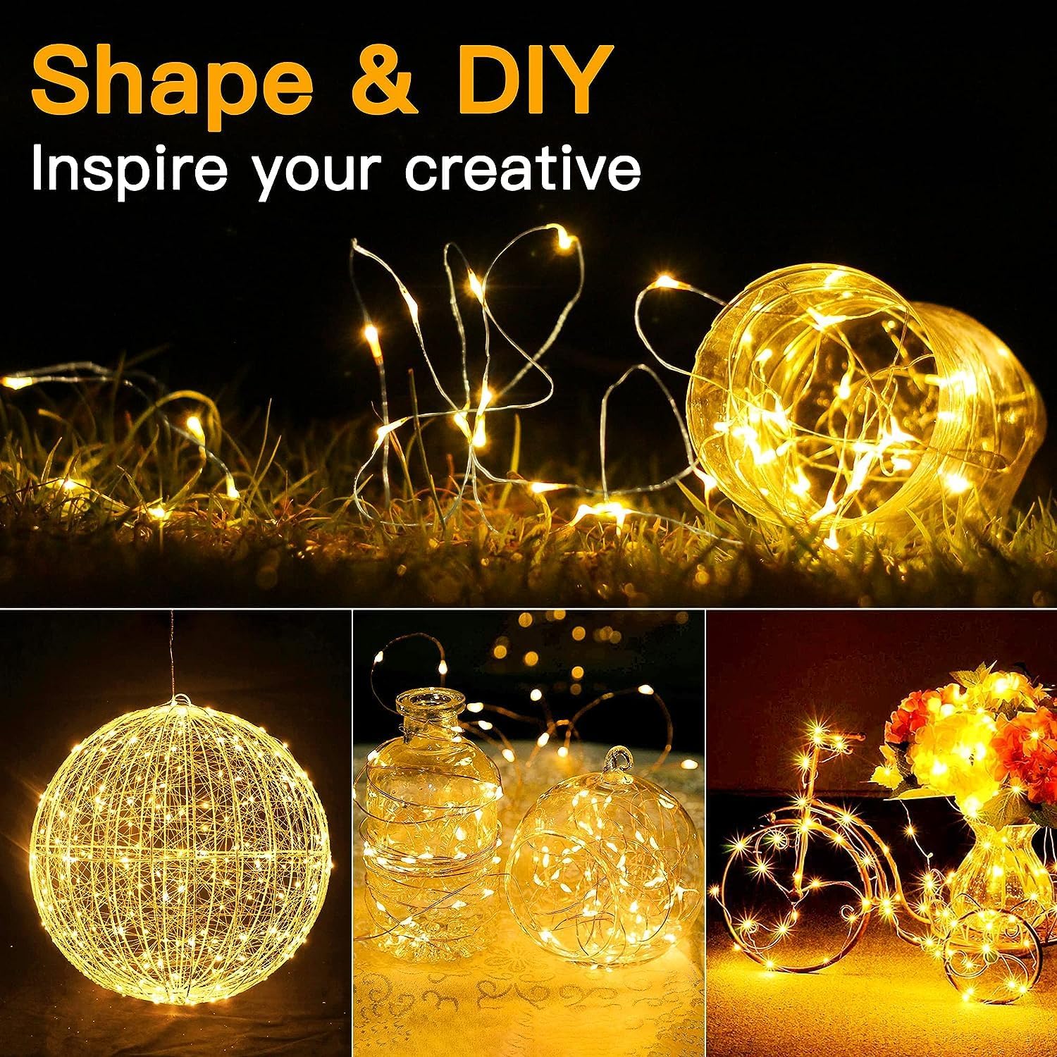 Lumoonos Firefly Lights – Battery Operated Wall and Headboard Glow for Relaxed Home Ambiance