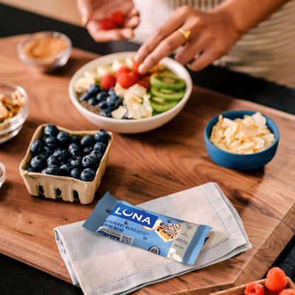 LUNA Bar Protein Bars - Quick Energy Boost for Remote Workers, Non-GMO 6 Flavor Pack