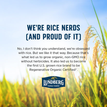 Lundberg Family Farms Basmati Rice – Fluffy Long-Grain Base for Workweek Lunch Bowls