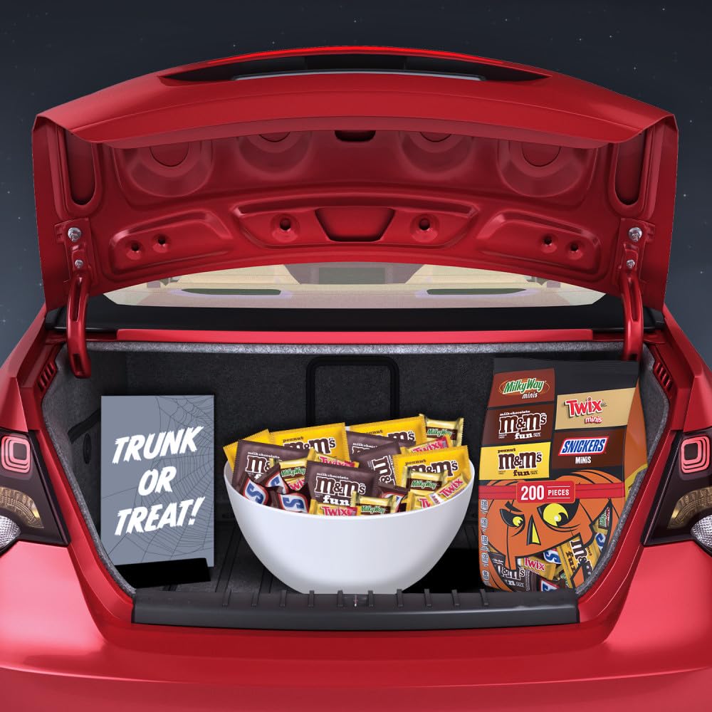 M&M'S, SNICKERS, TWIX & MILKY WAY Bulk Chocolate Assortment as a Hostess Gift for Fall Gatherings