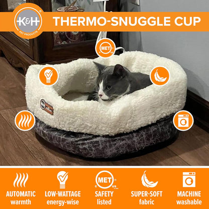 machine washable fleece bed with cold-gentle cycle care instructions