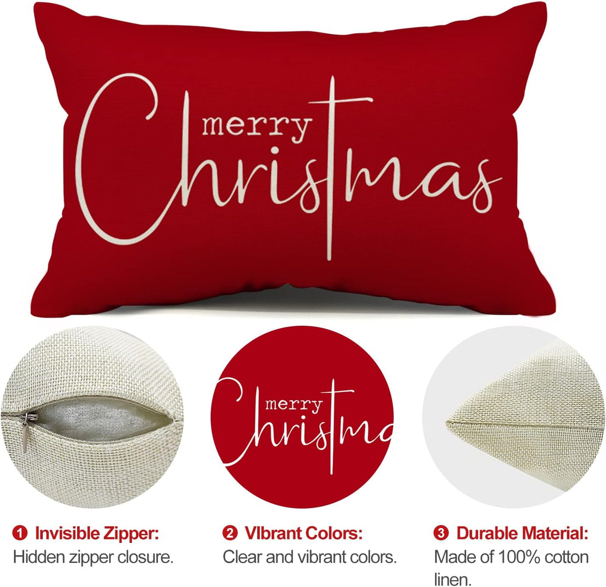 machine-washable pillow cover; pillow inserts are not included
