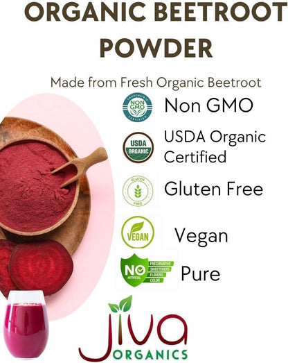 made from 100% dehydrated organic beet roots