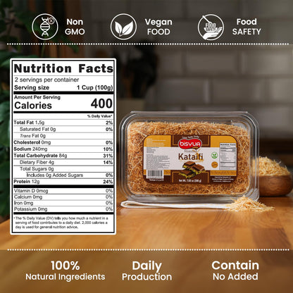 made from 100% natural wheat dough with no preservatives and no artificial coloring