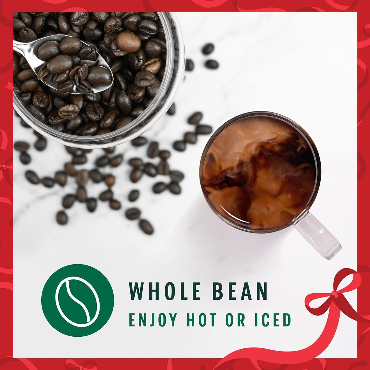 made from carefully roasted 100% arabica coffee