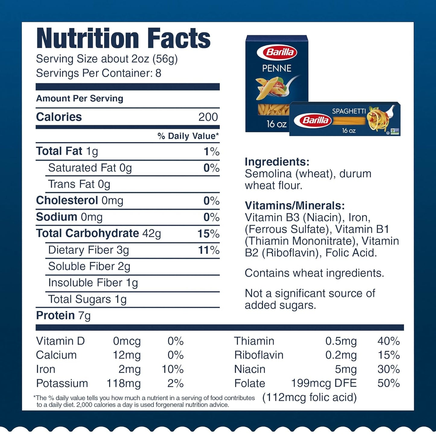 made from durum wheat semolina for firm al dente texture