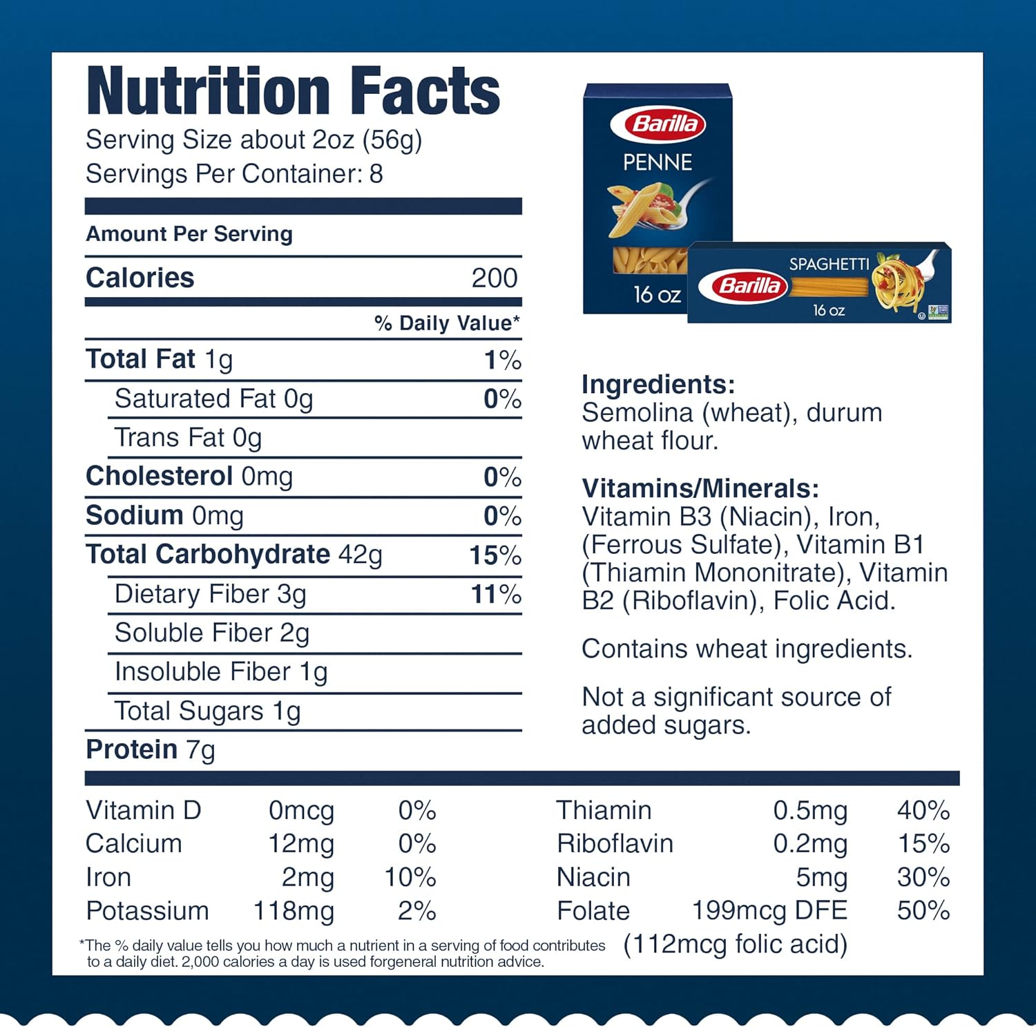 made from durum wheat semolina for firm al dente texture