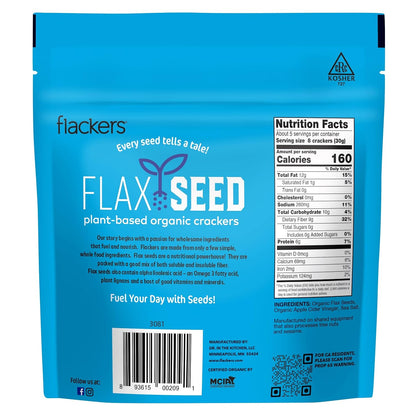 made from early-germinated organic flaxseed for improved digestibility and nutrient absorption