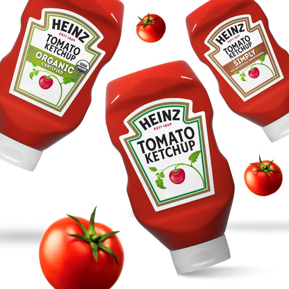 made from heinz-grown red ripe tomatoes for consistent signature flavor