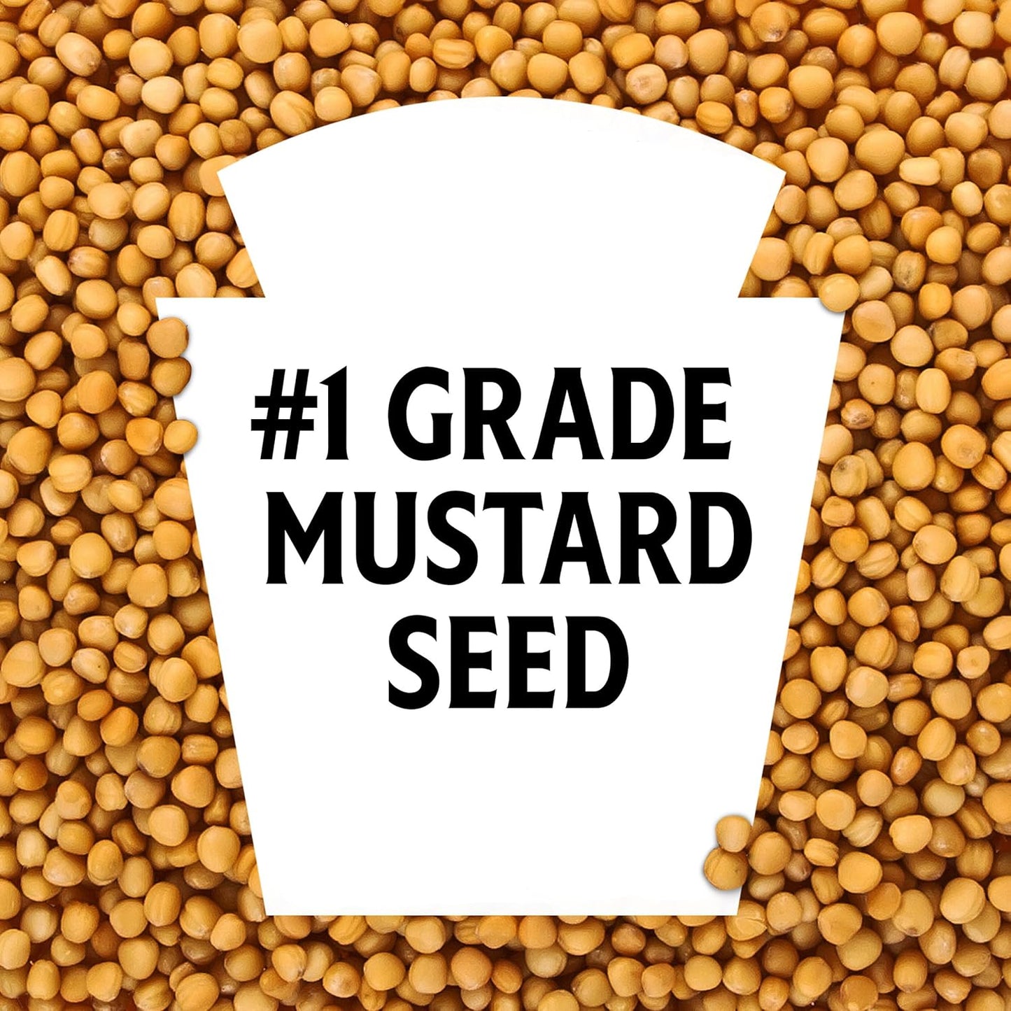 made with #1 grade mustard seeds for premium quality