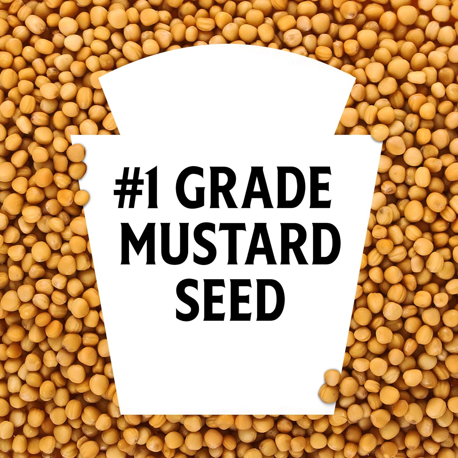 made with #1 grade mustard seeds for premium quality