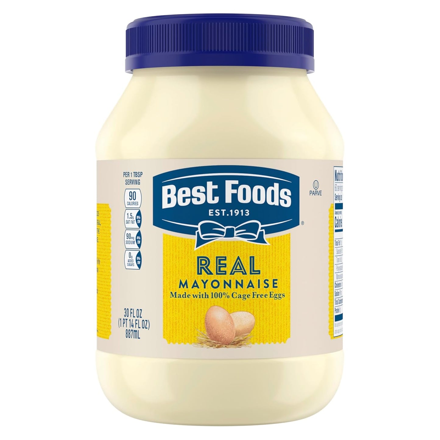 made with 100% cage-free eggs