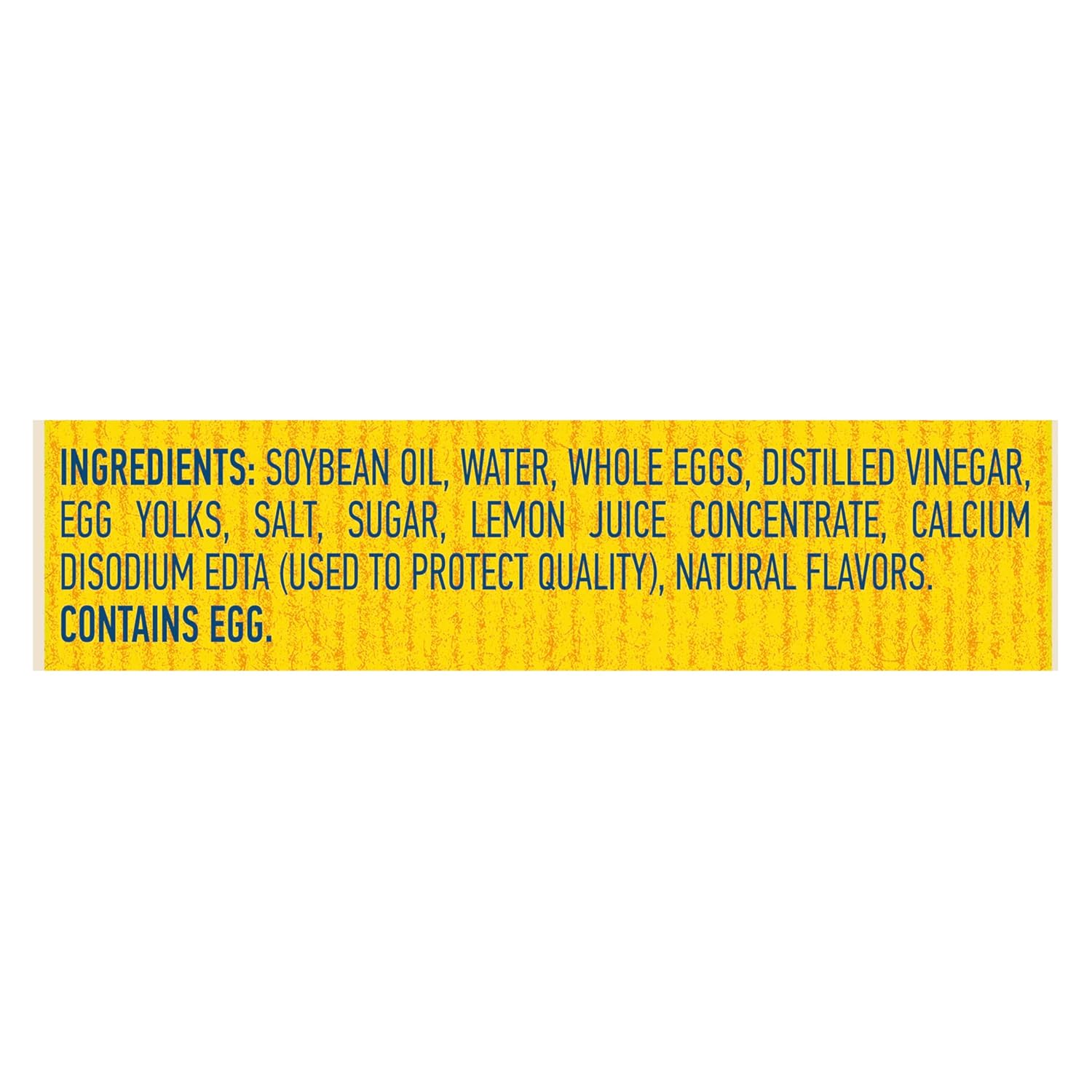 made with 100% certified cage-free eggs