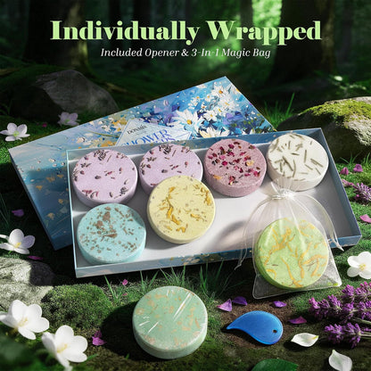 Shower Steamers Aromatherapy Gifts for Women, Fire-Free Shower Scent for a Safer Home Spa Routine
