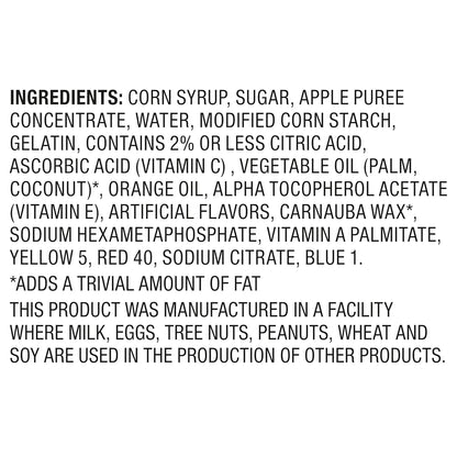 made with 7.1% real fruit puree and natural & artificial flavors