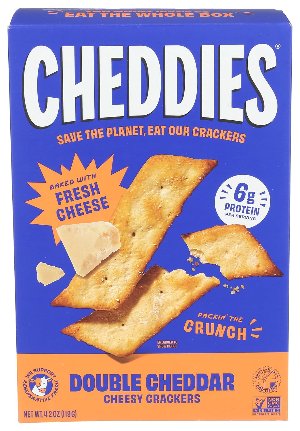 made with fresh cheddar cheese as primary ingredient