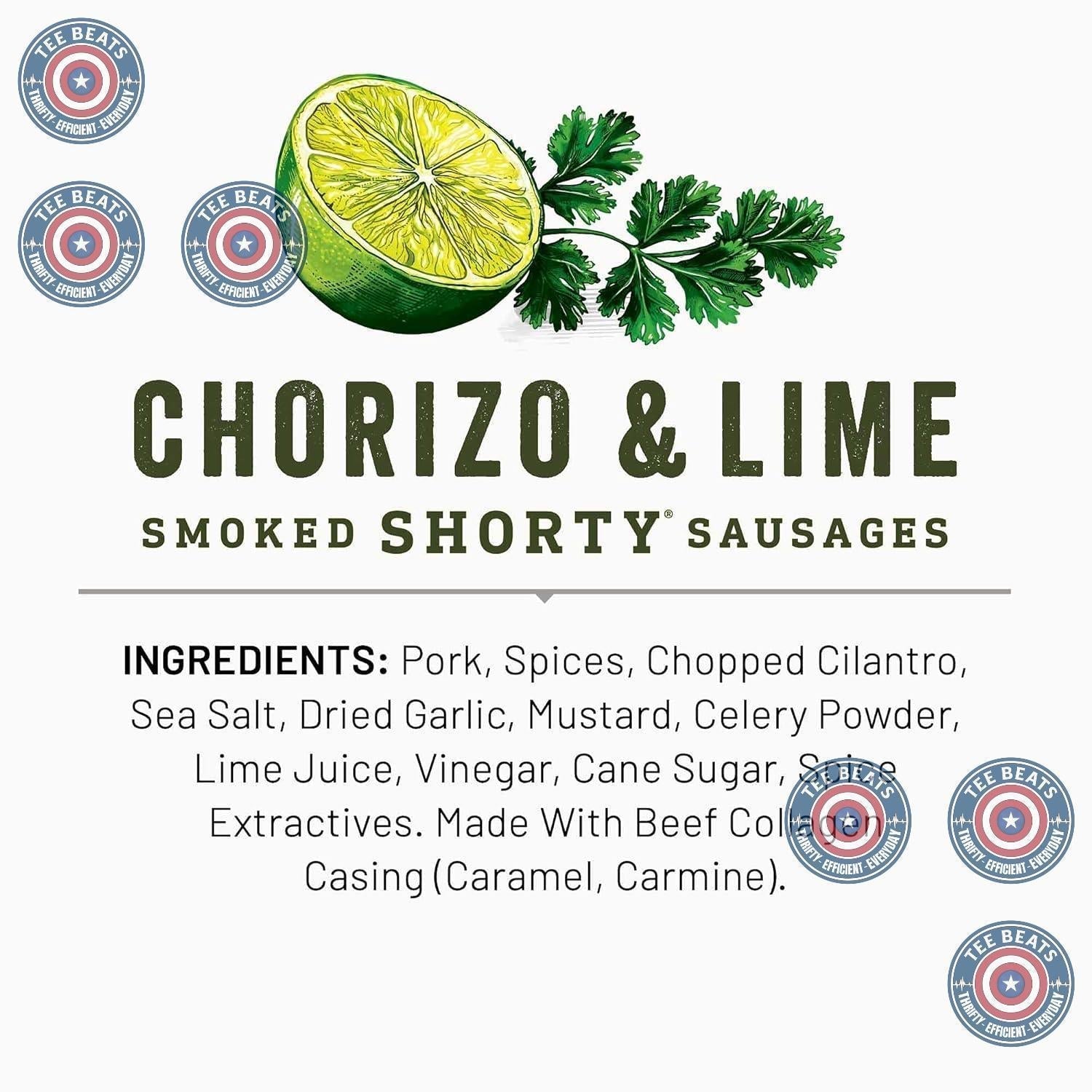 made with fresh never-frozen pork, real cilantro leaves, lime juice, and chorizo seasoning