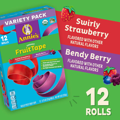 made with organic pear juice concentrate and real strawberry puree