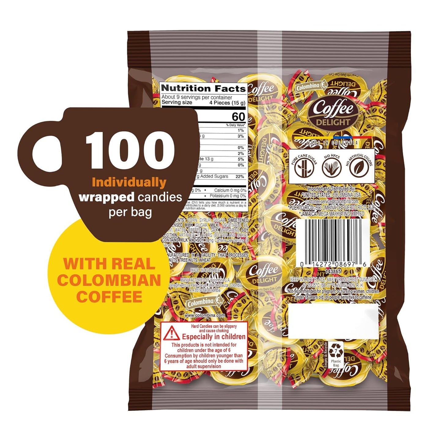 made with pure cane sugar, no artificial colors