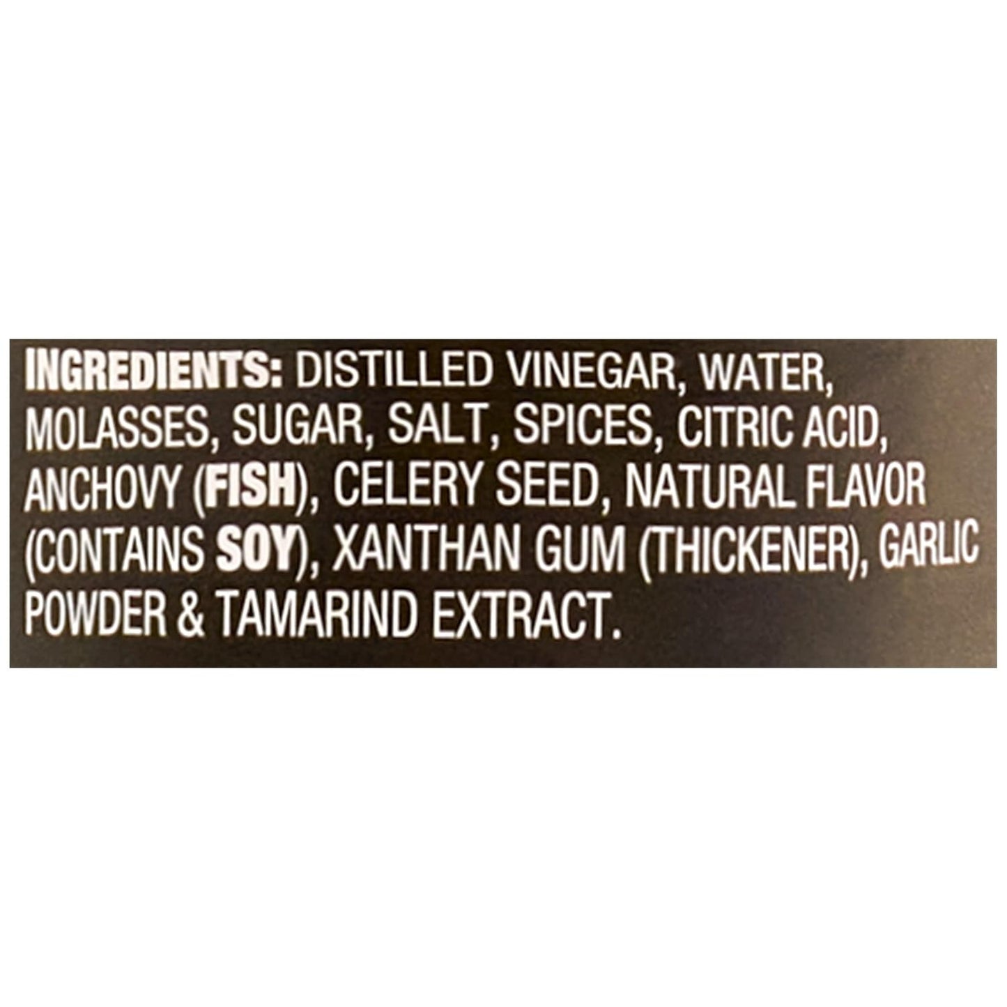 made with quality ingredients including molasses, anchovies, and quality spices