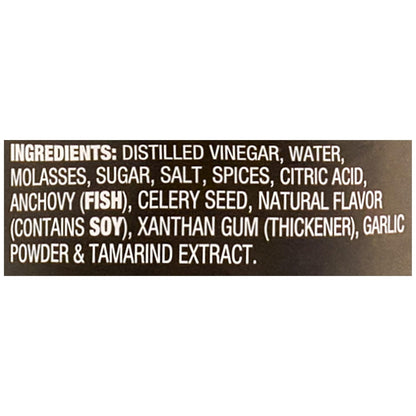 made with quality ingredients including molasses, anchovies, and quality spices
