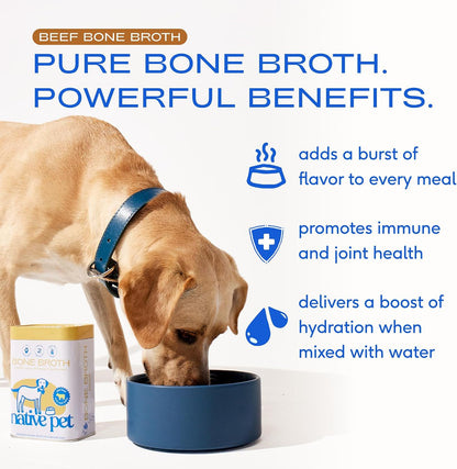 made with real bone broth (beef, chicken, turkey, or goat milk) plus sunflower lecithin as emulsifier