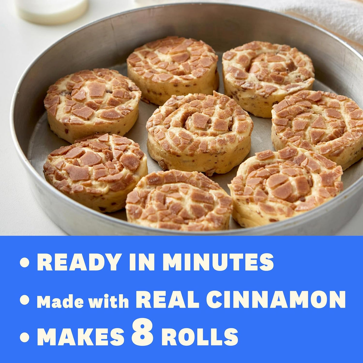 made with real cinnamon for a warm, sweet flavor
