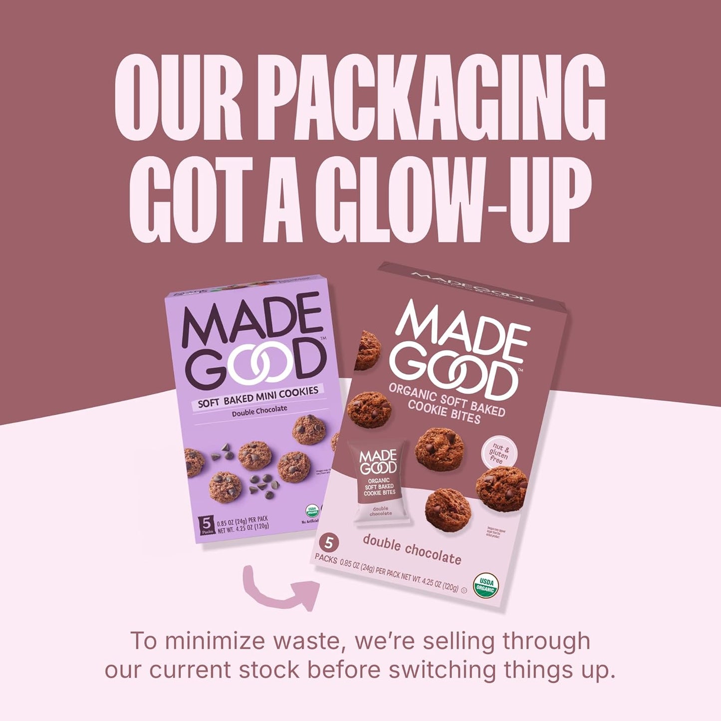 MadeGood Double Chocolate Soft-Baked Cookies – Nutrient-Dense Cookie for Plant-Based Wellness Routines