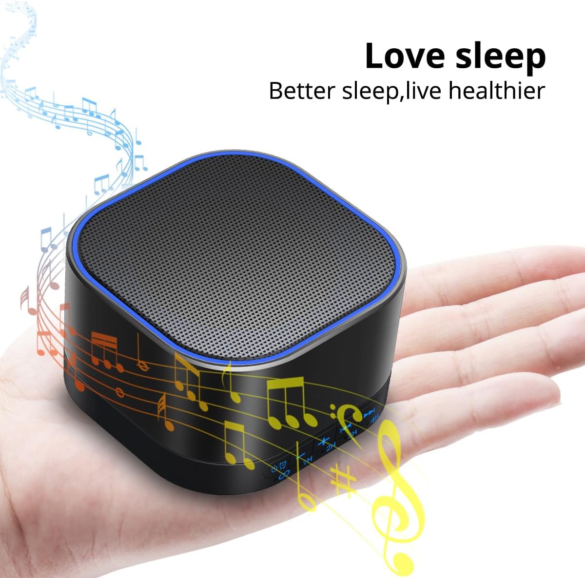 Magicteam Sound Office Sound Machine for Deep Work and Video Calls, Compact 3.01 Inch Footprint