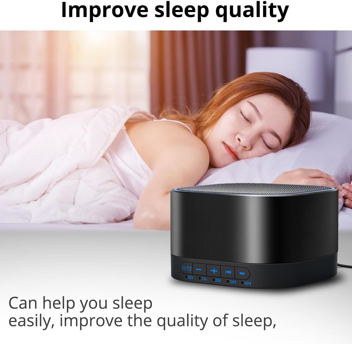 Magicteam Sound Office Sound Machine for Deep Work and Video Calls, Compact 3.01 Inch Footprint