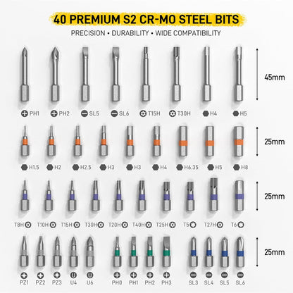 magnetic bit retention system with self-recharging magnetic storage case