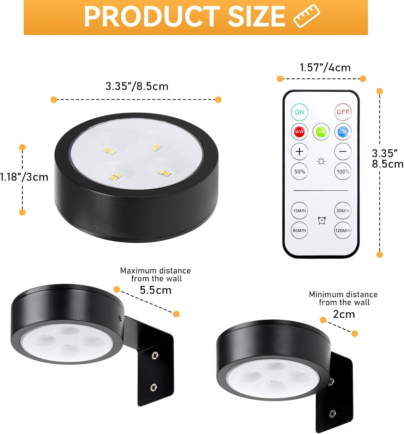 magnetic mounting plate with strong 3m adhesive and optional expansion screws