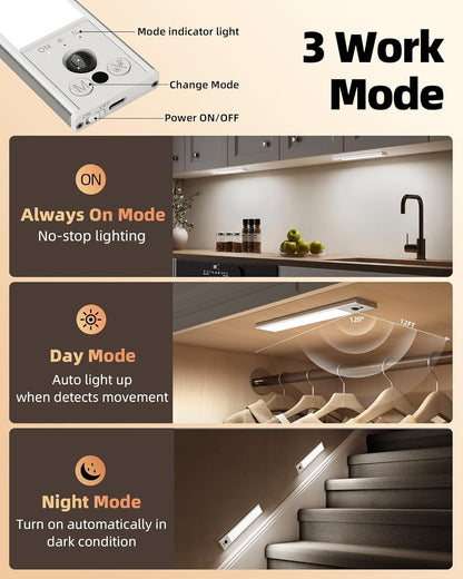 magnetic mounting with included adhesive iron plates for tool-free install on any surface
