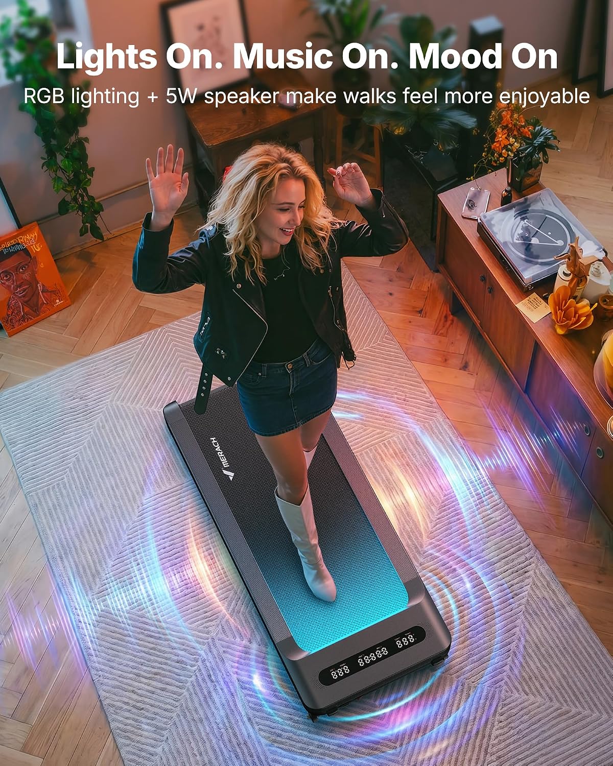 magnetic remote dock, transport wheels, flat/upright storage, child lock, and 2-year warranty