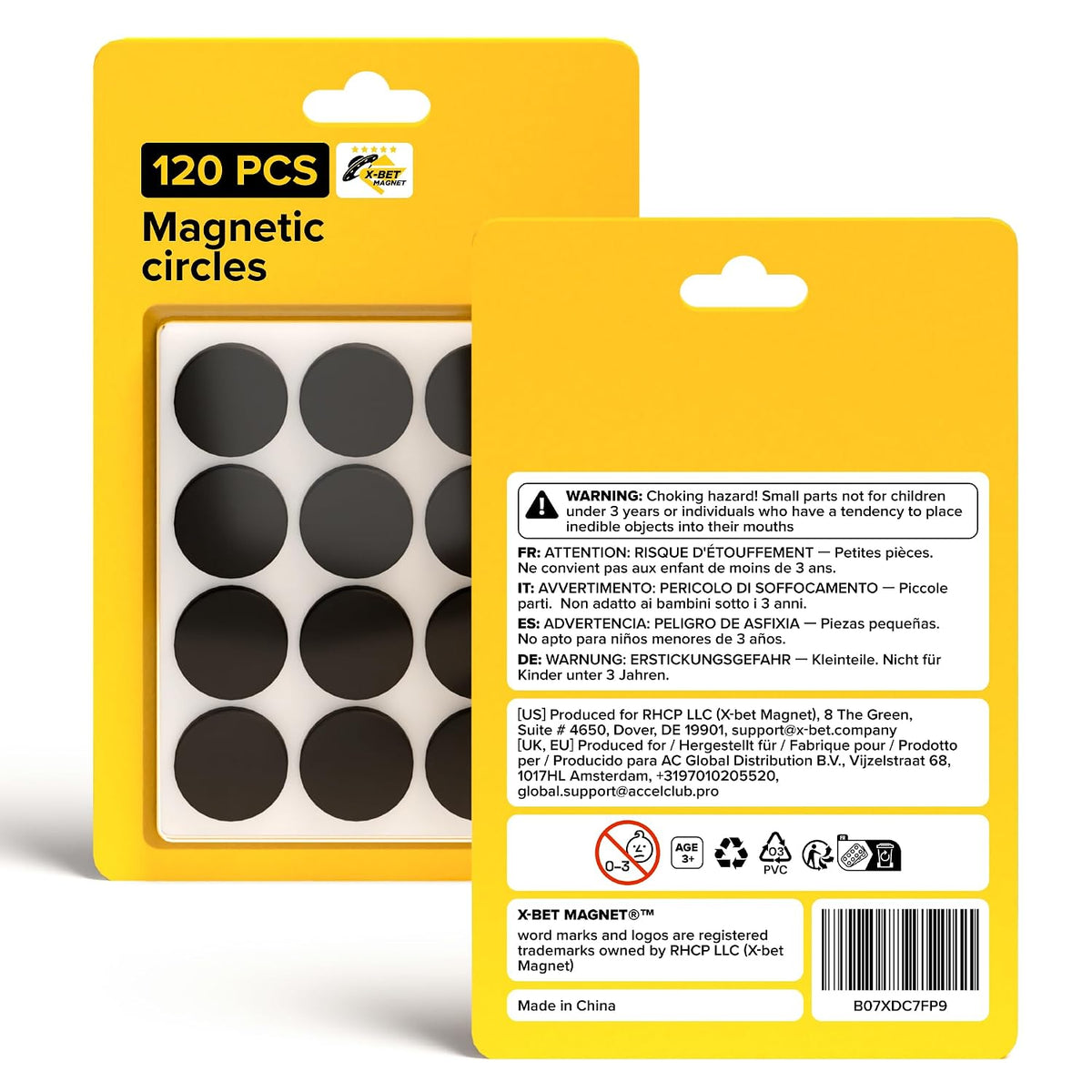 MagnetWorks Peel-and-Stick Magnetic Dots – Preschool Craft Activity for School Projects at Home