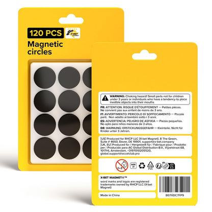 MagnetWorks Peel-and-Stick Magnetic Dots – Preschool Craft Activity for School Projects at Home