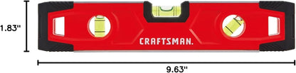 magnified center vial for enhanced bubble visibility and improved reading accuracy