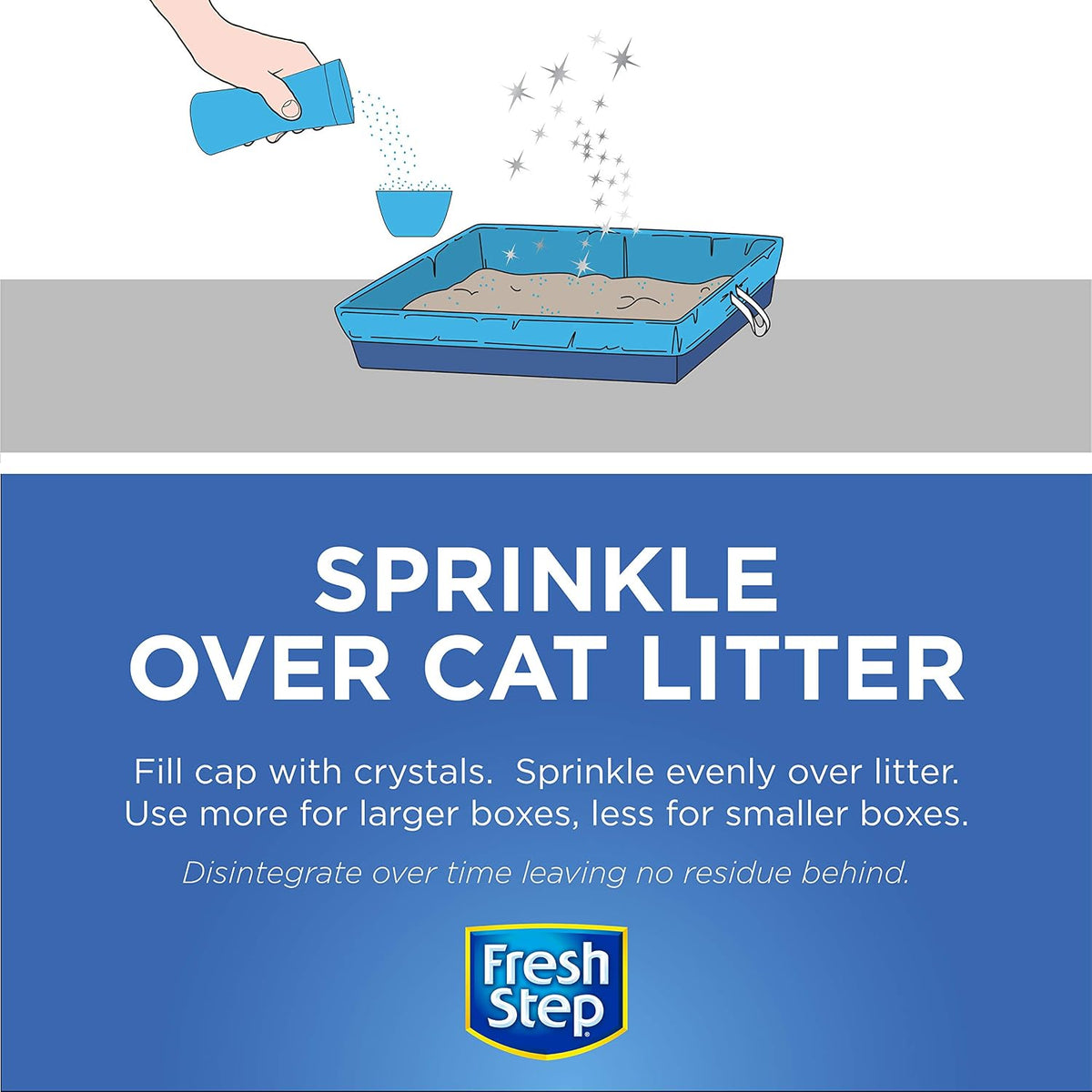 manual, no-power application fitting any standard litter box