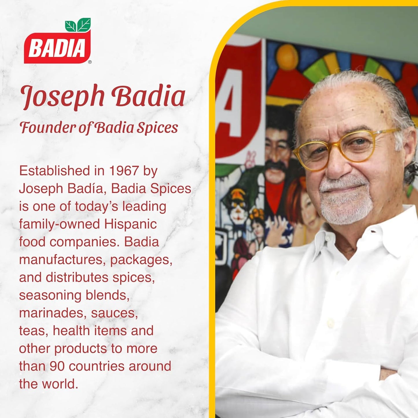 manufactured by badia spices, inc., a family-owned brand established in 1967