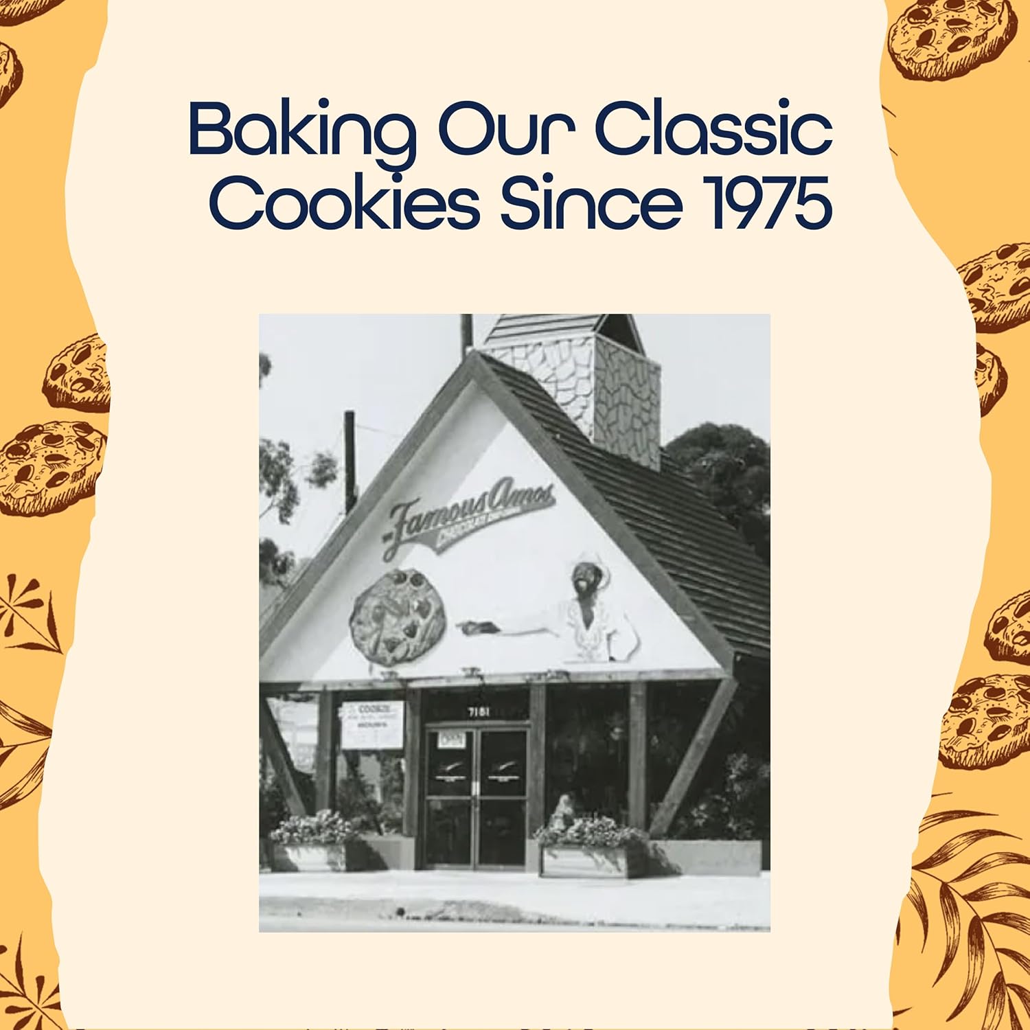 manufactured by ferrero under the established famous amos brand