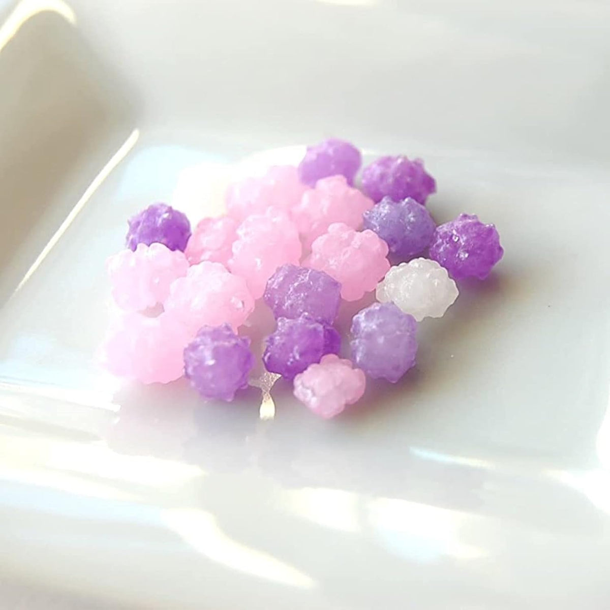 MARUTA Candy Konpeito – Single-Color Crystal Sugar Candy, 50 Pre-Portioned Packets Safe for School Lunches & After-School Rewards