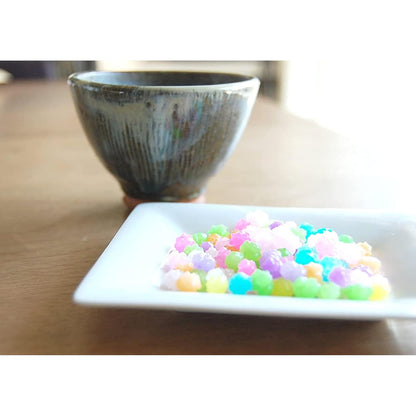 MARUTA Candy Konpeito – Single-Color Crystal Sugar Candy, 50 Pre-Portioned Packets Safe for School Lunches & After-School Rewards