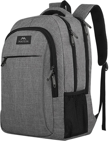 MATEIN Travel Laptop Backpack – Graduation Gift for College Students, Water-Resistant 15.6 Inch School Bag