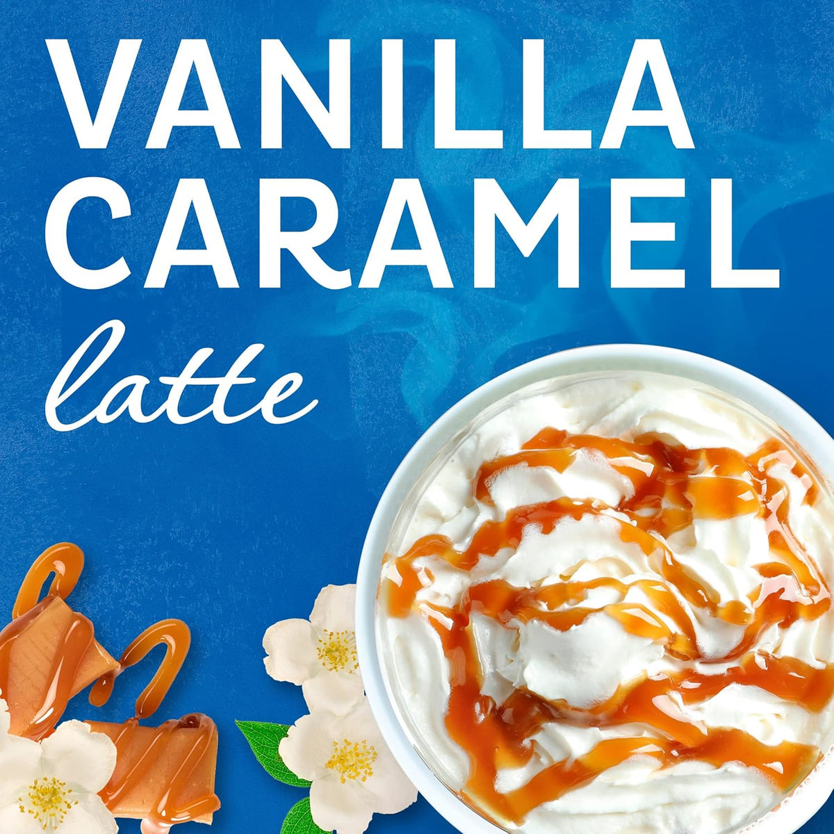 Maxwell House Instant Cafe-Style Mix – Stir-and-Go Office Coffee for Tight Deadlines, Vanilla Caramel, 9 oz