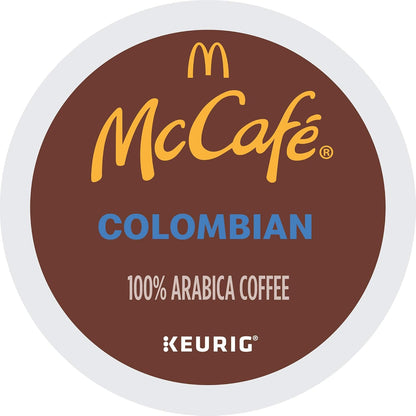 McCafe Colombian Keurig Pods – Break Room Coffee for Shared Office Productivity, Medium Roast