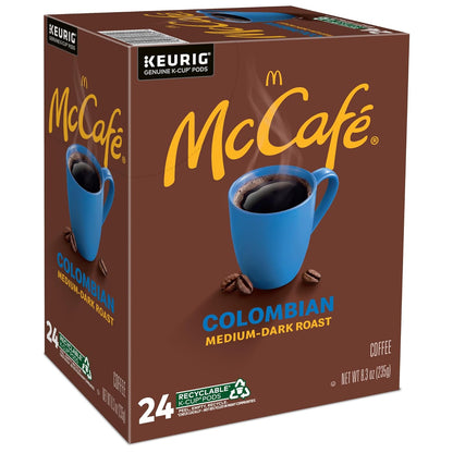 McCafe Colombian Keurig Pods – Break Room Coffee for Shared Office Productivity, Medium Roast