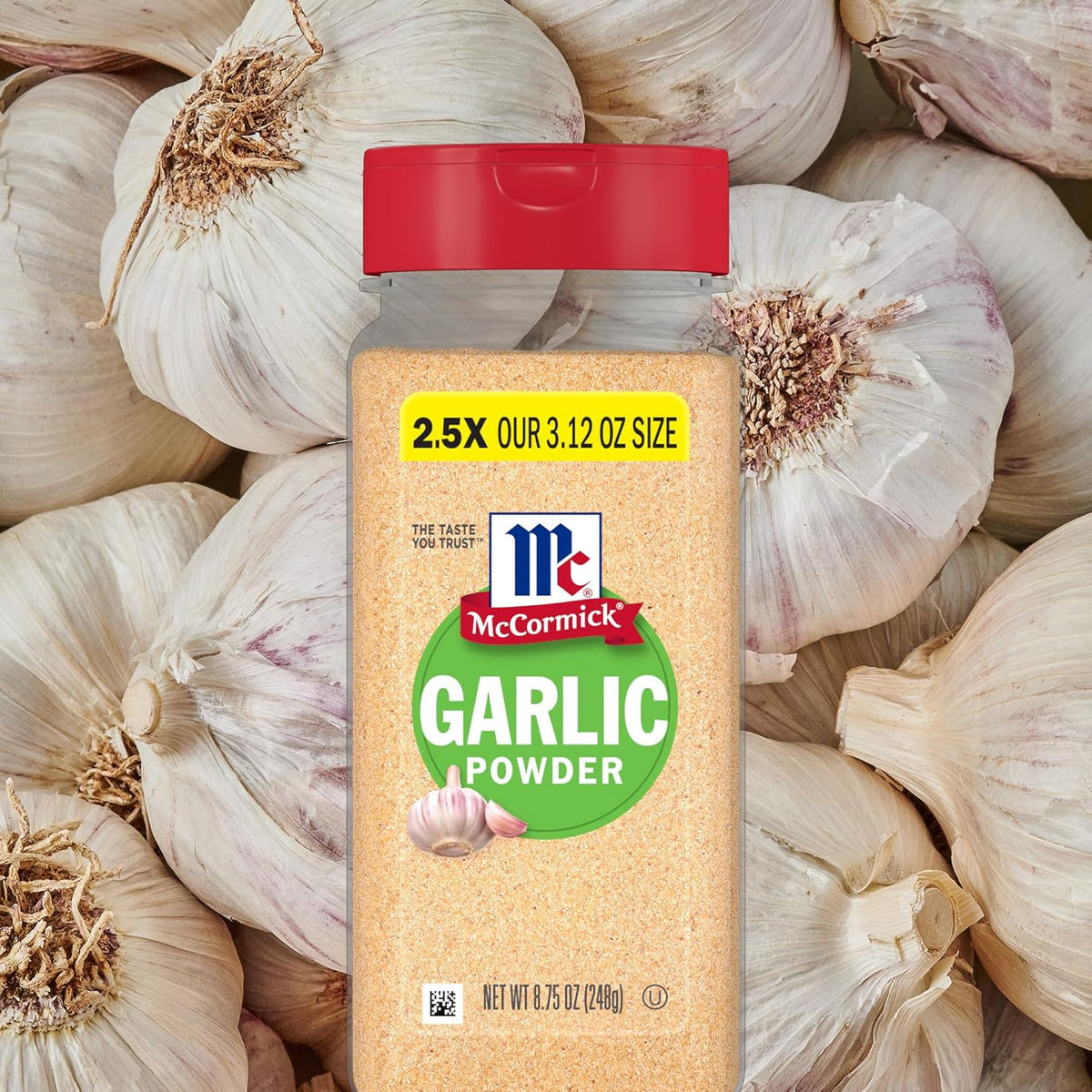 McCormick Garlic Powder – Time-Saving Pantry Staple for Fast Weeknight Dishes, 8.75 oz