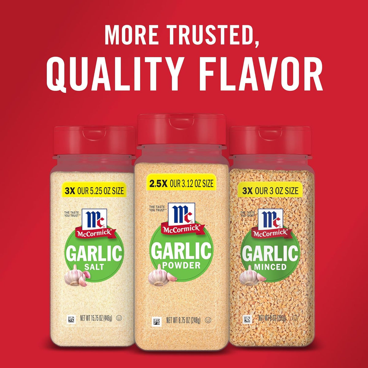 McCormick Garlic Powder – Time-Saving Pantry Staple for Fast Weeknight Dishes, 8.75 oz