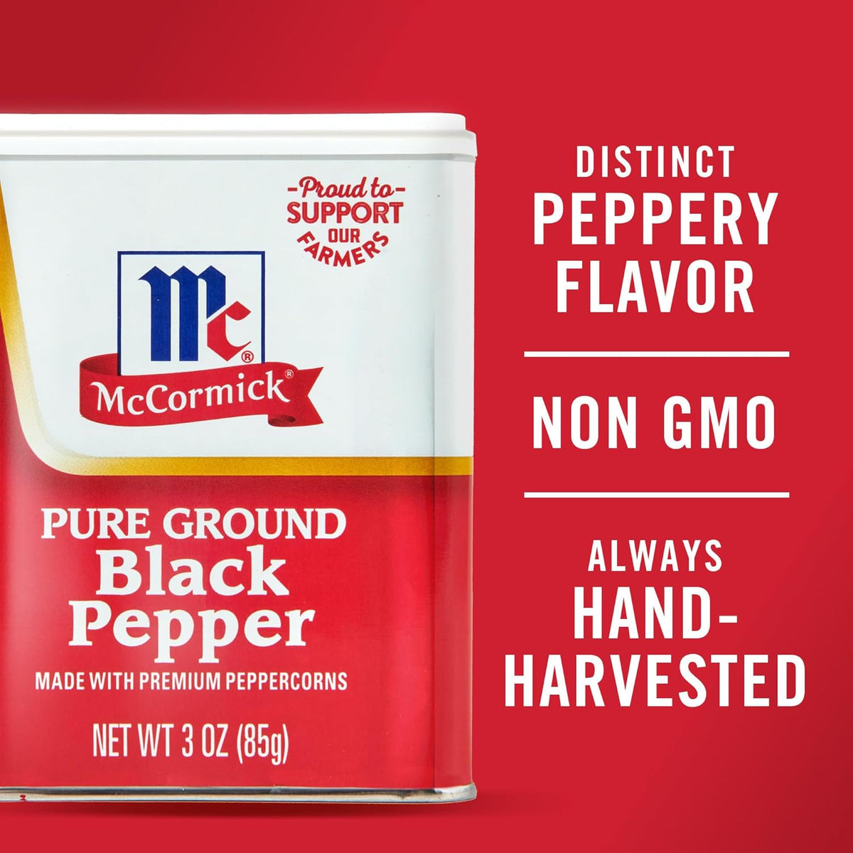 McCormick Pure Ground Black Pepper 6 oz – Streamlined Seasoning for the Minimalist Kitchen